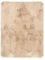 The Madonna and Child appearing to five saints - Giovanni Battista della Rovere