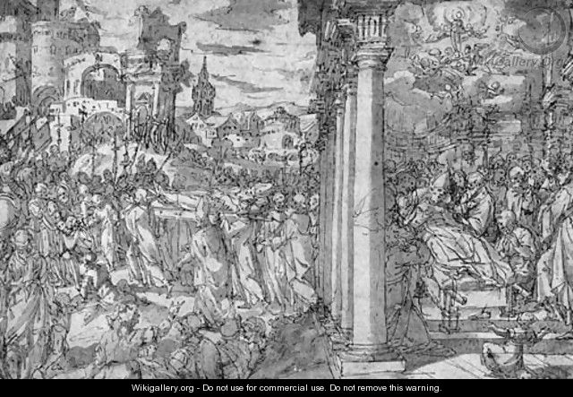 The death and burial of Saint Dionysus - Giovanni Battista della Rovere