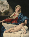 The Madonna adoring the sleeping Child - Giovanni Battista Salvi, Il Sassoferrato