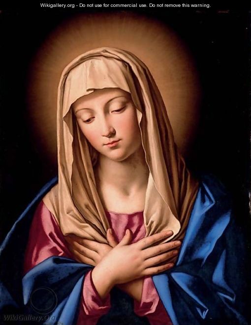 The Madonna in prayer - Giovanni Battista Salvi, Il Sassoferrato