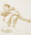 A standing man seen from below - Giovanni Battista Tiepolo