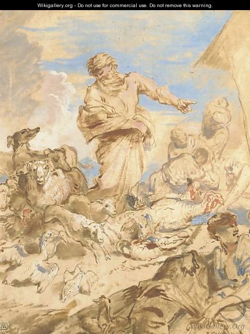 Noah guiding the animals into the Ark - Giovanni Benedetto Castiglione
