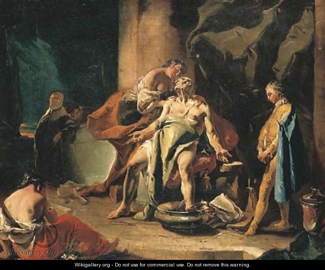 The Death of Seneca - Giovanni Battista Tiepolo