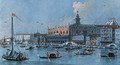View of the Riva degli Schiavoni, Venice, with the Doge's Palace and the Piazzetta San Marco - Giacomo Guardi