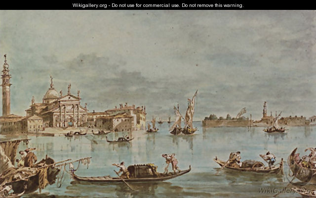 View of San Giorgio Maggiore, Venice - Giacomo Guardi