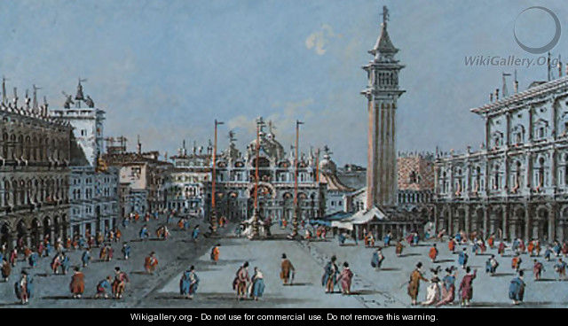 The Piazza San Marco, Venice 2 - Giacomo Guardi