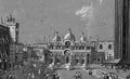 A view of the Piazza San Marco, Venice - Giacomo Guardi