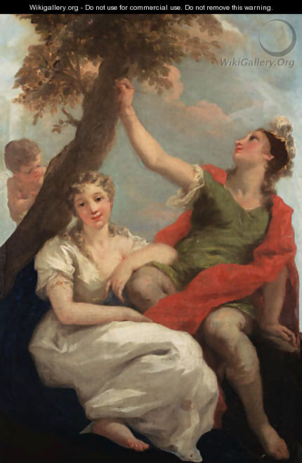 Angelica and Medoro - Giovanni Antonio Pellegrini