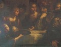 Salome presenting the head of John the Baptist to Herod - Gioacchino Assereto