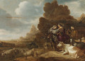 The Parting of the Family of Abraham from the Family of Lot - Gerrit Claesz Bleker