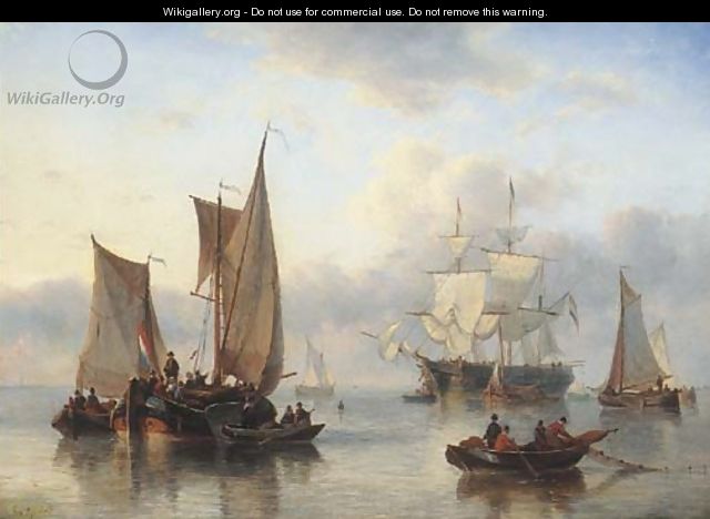 Bringing the catch on board - George Willem Opdenhoff
