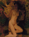 A female nude - George Spencer Watson