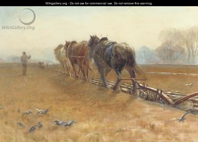 The plough team - Henry H. Sands
