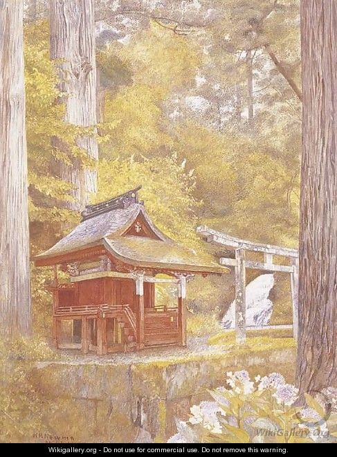 Pagoda in the Woods, Nikko, Japan - Henry Roderick Newman