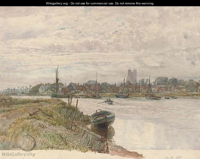 A Sussex harbour - Henry Robert Robertson