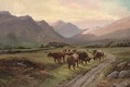 The Crofter's herd, Glen Nevis - Henry R. Hall
