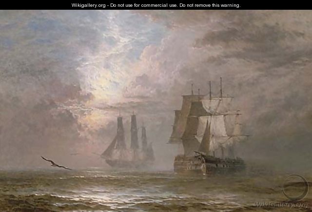 A collision at twilight - Henry Thomas Dawson