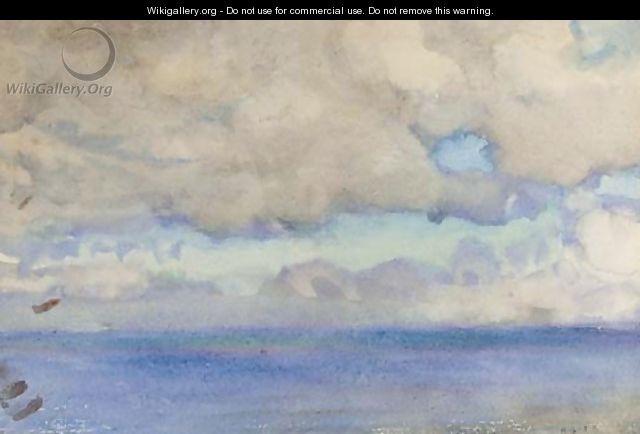 Cloud and sea study - Henry Scott Tuke