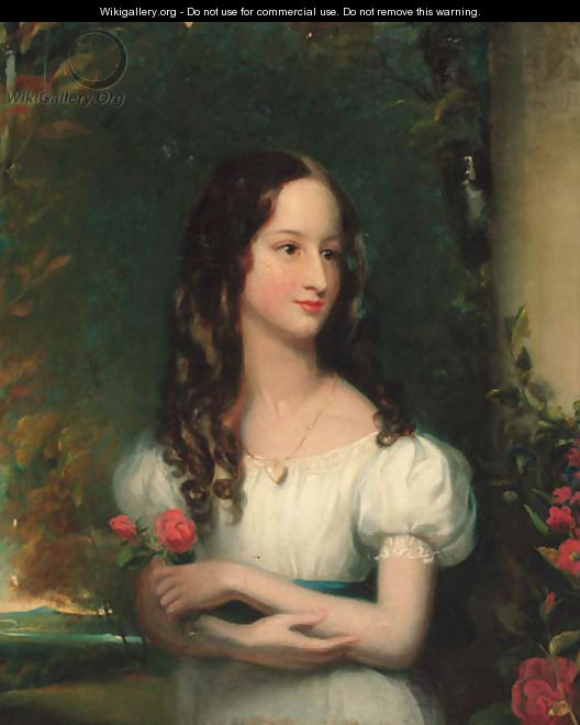 Portrait of Merelina Tindal - Henry William Pickersgill
