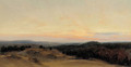 Sunset over the dunes - Henry William Banks Davis