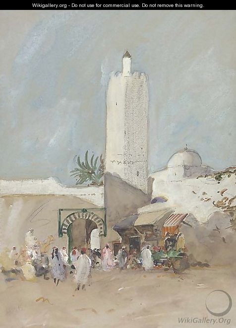 A mosque, Kairouan - Hercules Brabazon Brabazon