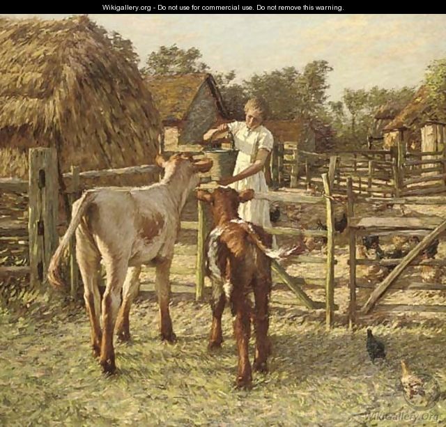 A Sussex farm 2 - Henry Herbert La Thangue