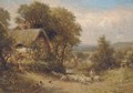 A country lane near Horsham, Sussex - Henry Maidment