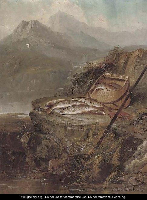 Trout fishing - Henry Leonidas Rolfe