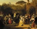 A dance in the campagna - Henry Joseph Fradelle