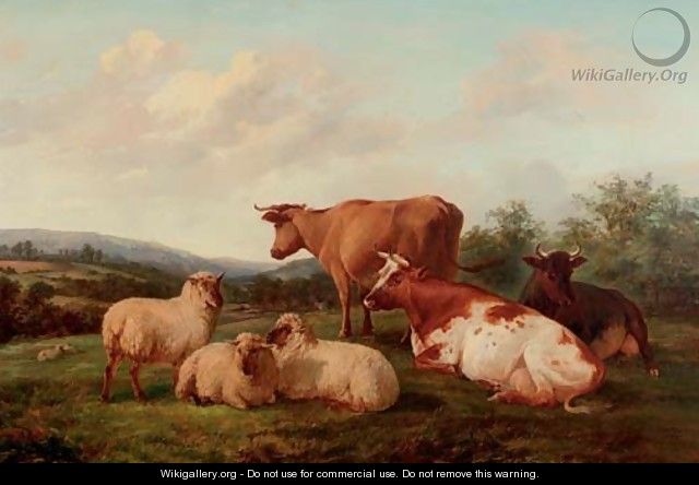 A hilltop pasture - Henry Hillier Parker
