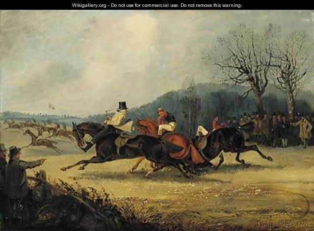 The Wakefield Steeplechase, 1849 - Henry Thomas Alken