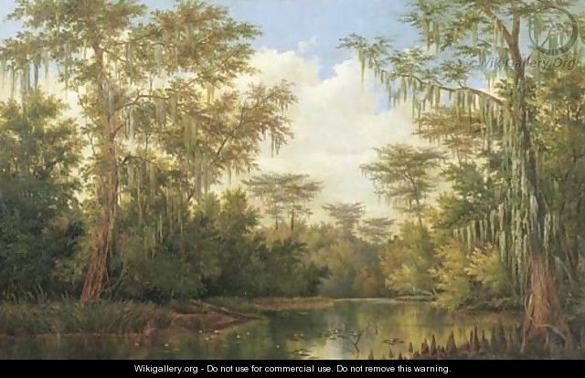 Water Lilies and Spanish Moss - Henry Chapman Ford