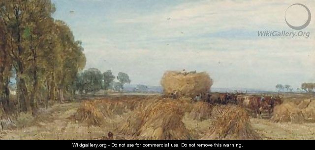 Harvesting in Sussex - Henry Brittan Willis, R.W.S.
