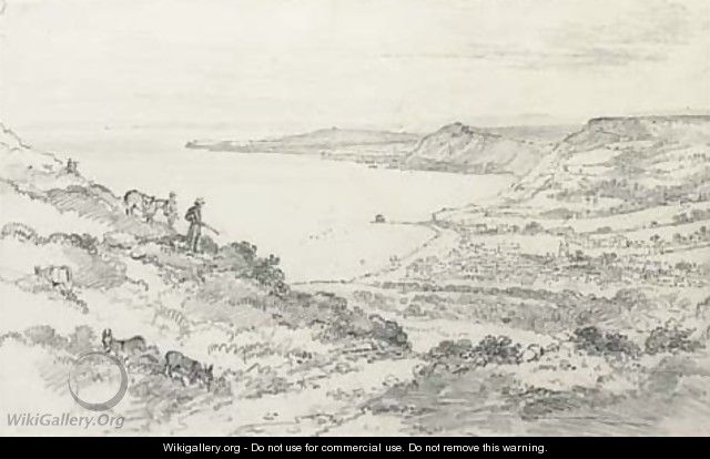 Sidmouth from Salcombe Hill - Henry Edridge