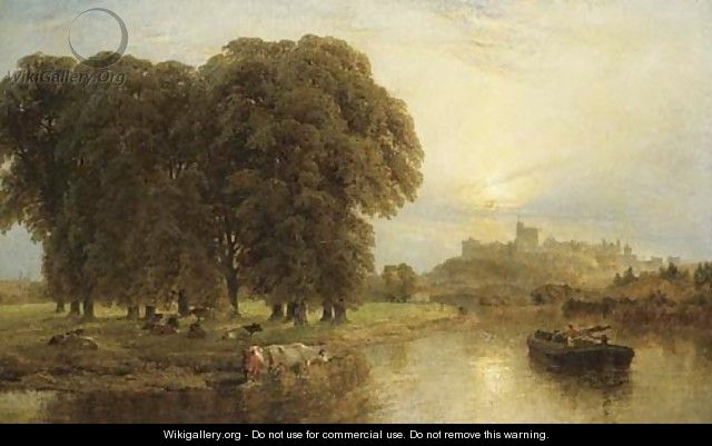 Windsor Castle, Sunrise - Henry Thomas Dawson