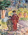 Marthe et Nono en Japonaises (Marthe and Nono dressed in Japanese Clothes) - Henri Lebasque