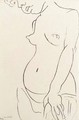 Nu de trois-quarts, une partie de la tete coupee - Henri Matisse