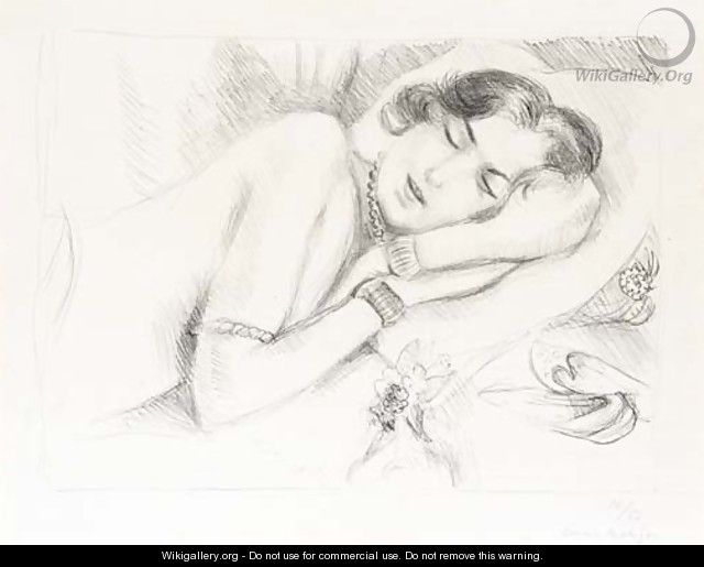 Figure endormie aux Babouches - Henri Matisse