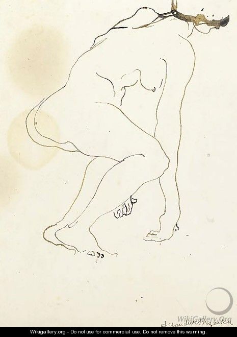 Bending Nude - Henri Gaudier-Brzeska