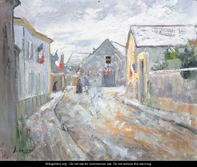 La rue pavoisee - Henri Lebasque
