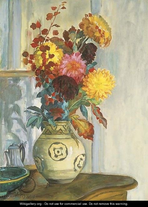 Bouquet de fleurs dans un vase - Henri Lebasque