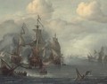 The Battle of The Sound, 29th October, 1650 - Hendrik van Minderhout
