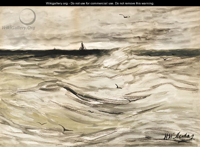 Hooge zee (High seas) - Hendrik Willem Mesdag