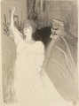 Bartet et Mounet-Sully, dans Antigone - Henri De Toulouse-Lautrec