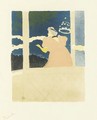 Aux Ambassadeurs -- Chanteuse au cafe-concert - Henri De Toulouse-Lautrec