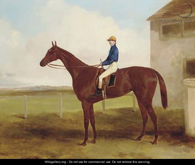 Dacia, winner of the Cambridgeshire, 1848, with George Brown up - Harry Hall