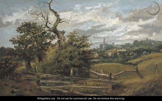 A view of Hampstead Heath looking towards Cannon Place - Harriet Gouldsmith