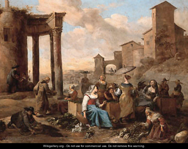 Markets in Italianate towns - Hendrik Mommers