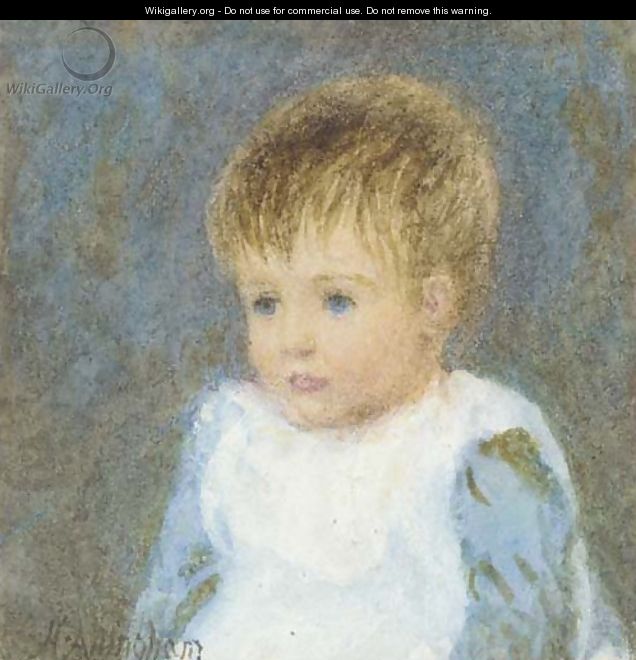 Portrait of a child - Helen Mary Elizabeth Allingham, R.W.S.