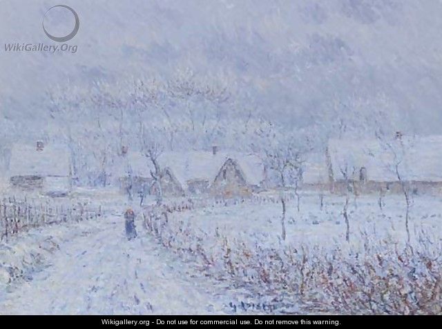Paysage en hiver - Gustave Loiseau